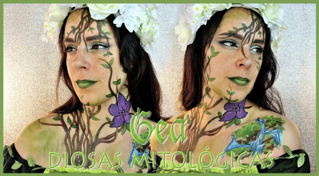 Tutorial de Maquillaje de Diosas Mitológicas: Gea, diosa de la tierra - Disfraces Simon