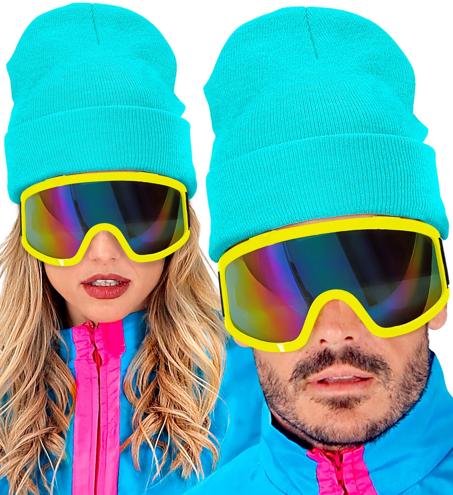 Cappello Blu Tipo Lana