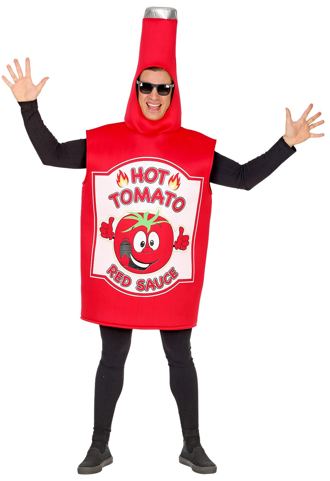 Costumi in Coppia di Hot Dog e Bottiglia di Ketchup