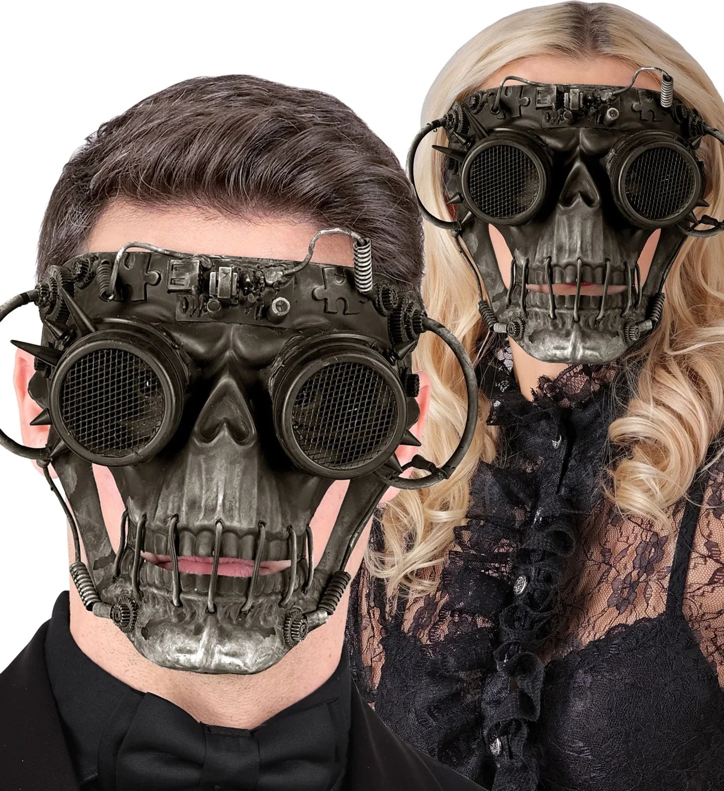 Máscara de Calavera Steampunk Steampunk Widmann