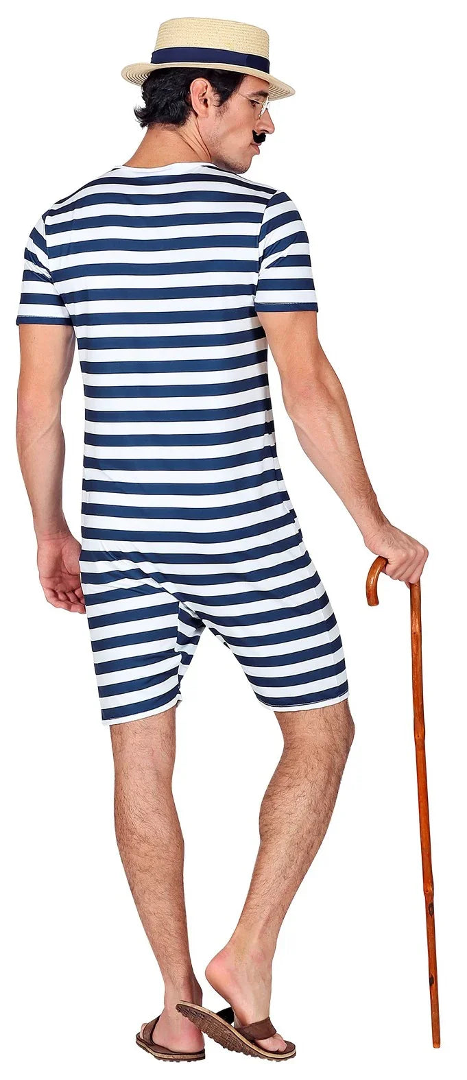 Disfraz de Bañista Azul Estilo Años 20 para Hombre Años 20 Charleston y Gangster Widmann
