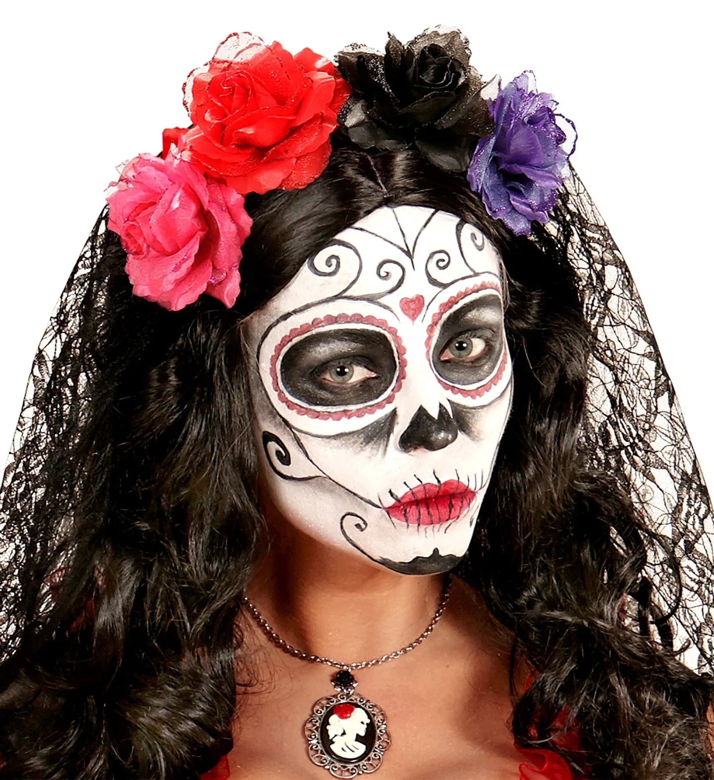 Flor de Tela Roja Flores Widmann