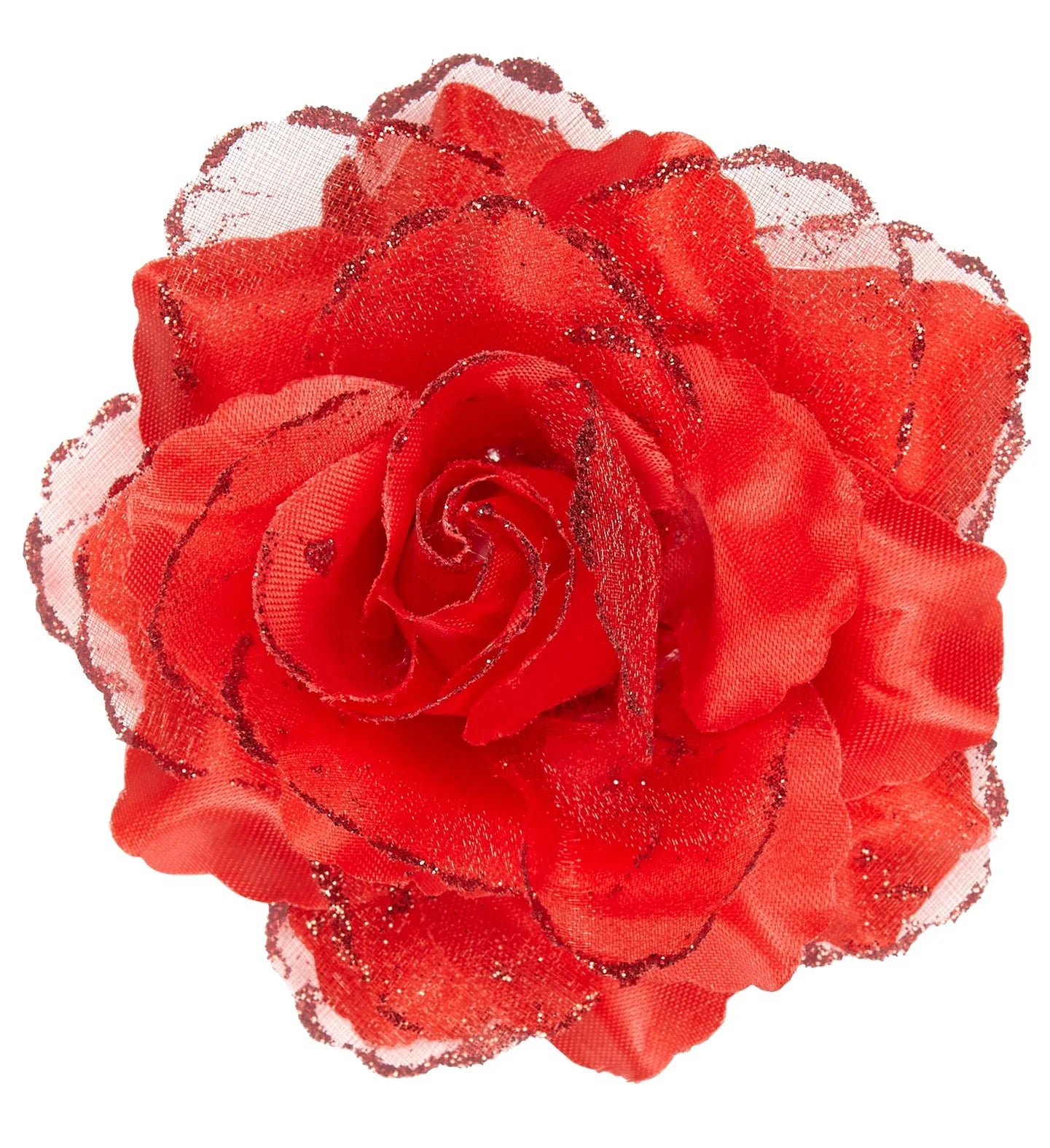 Flor de Tela Roja Flores Widmann