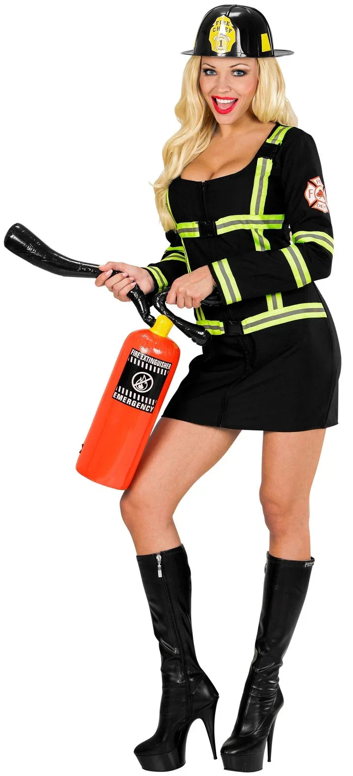 Disfraz de Bombera Azul para Mujer Bomberos Widmann