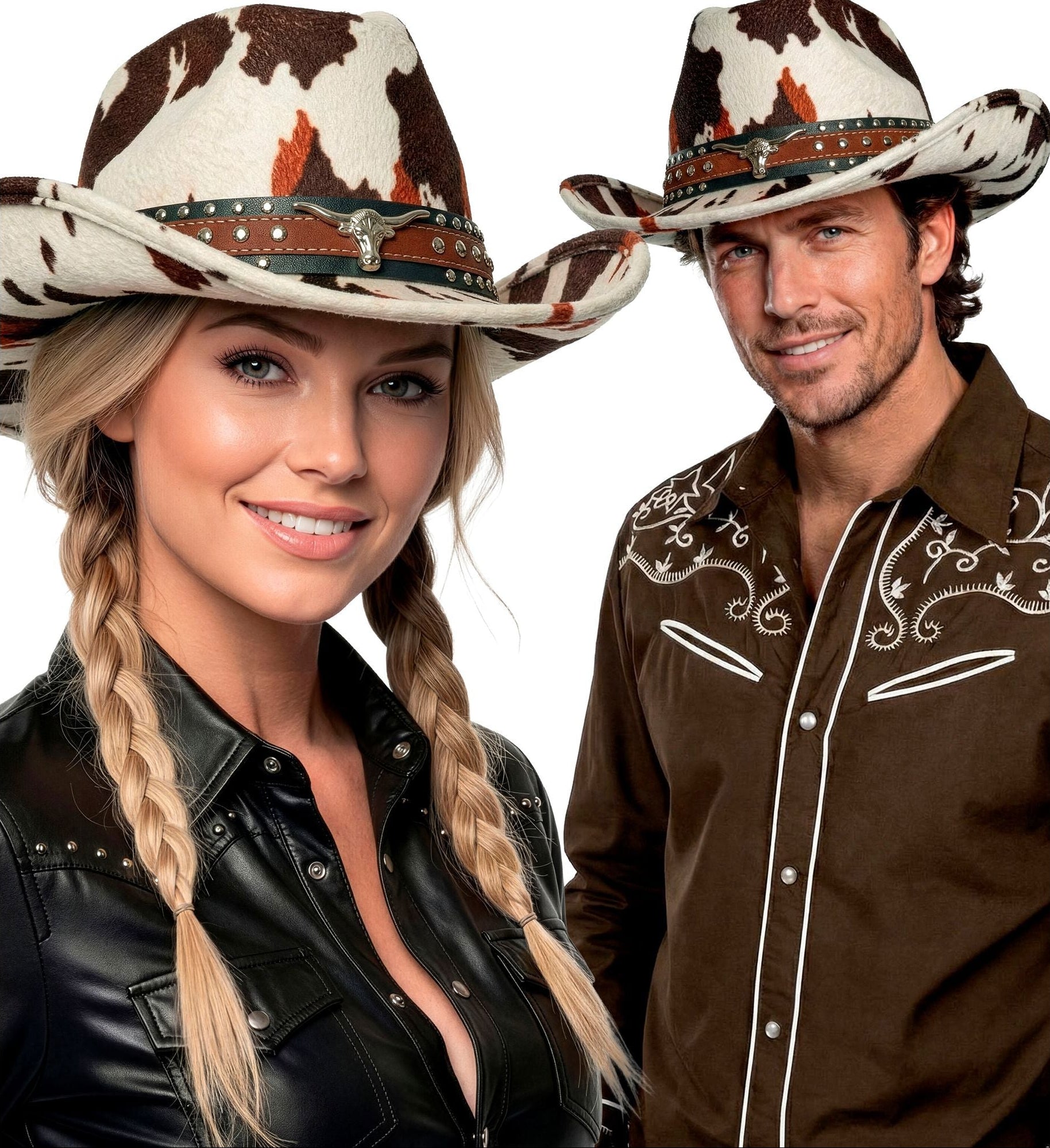 Cappello da cowboy Montana Animalier
