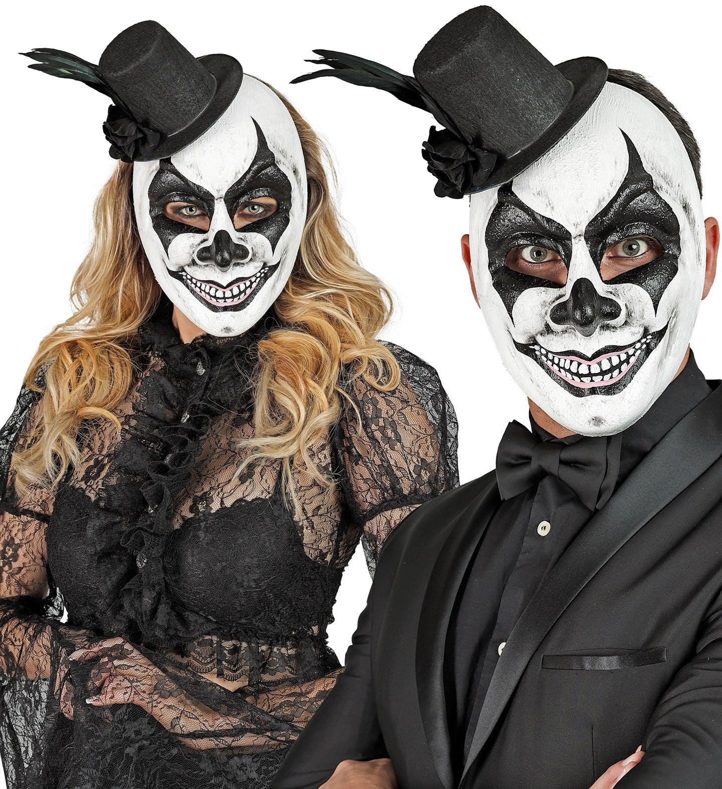 Máscara de Payaso Asesino con Chistera Máscaras de Payaso Asesino Widmann