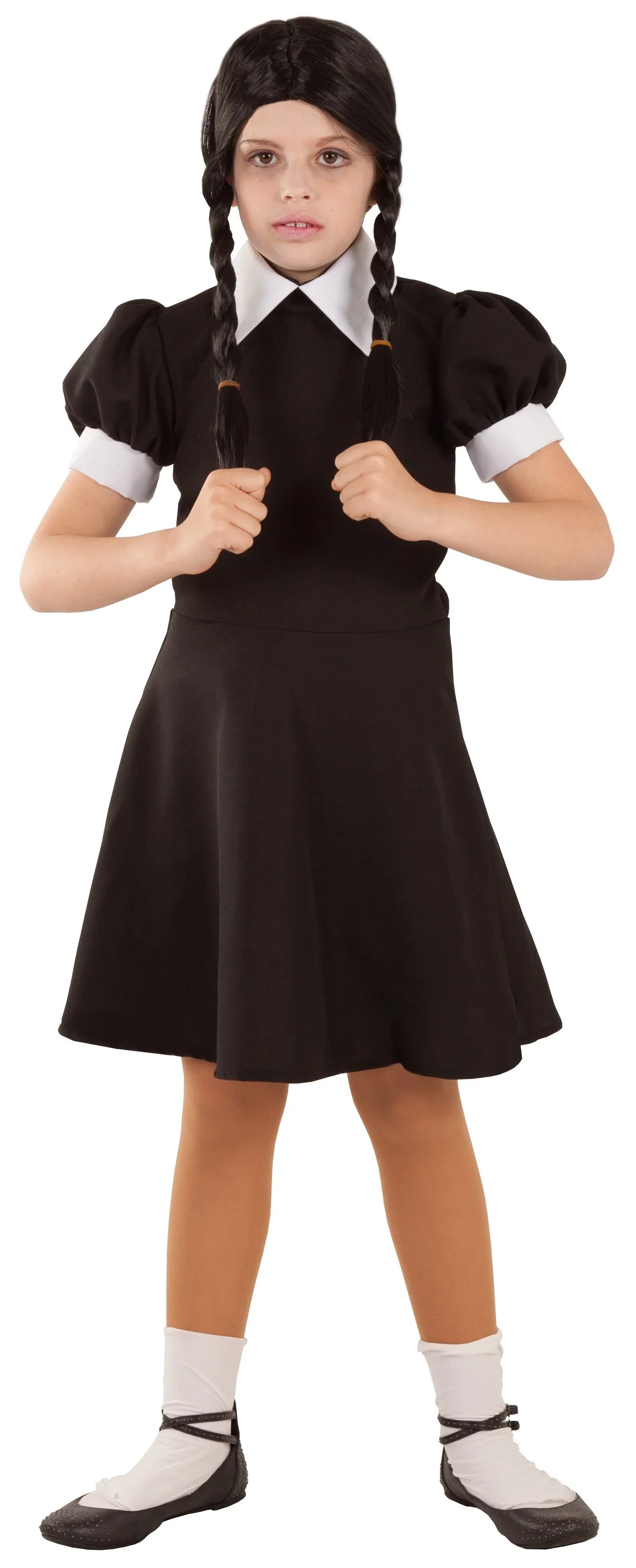 Disfraz de Miércoles Addams para Niña Miércoles Addams Fycar Complementos