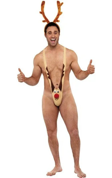 Mankini de Reno Navidad Smiffys