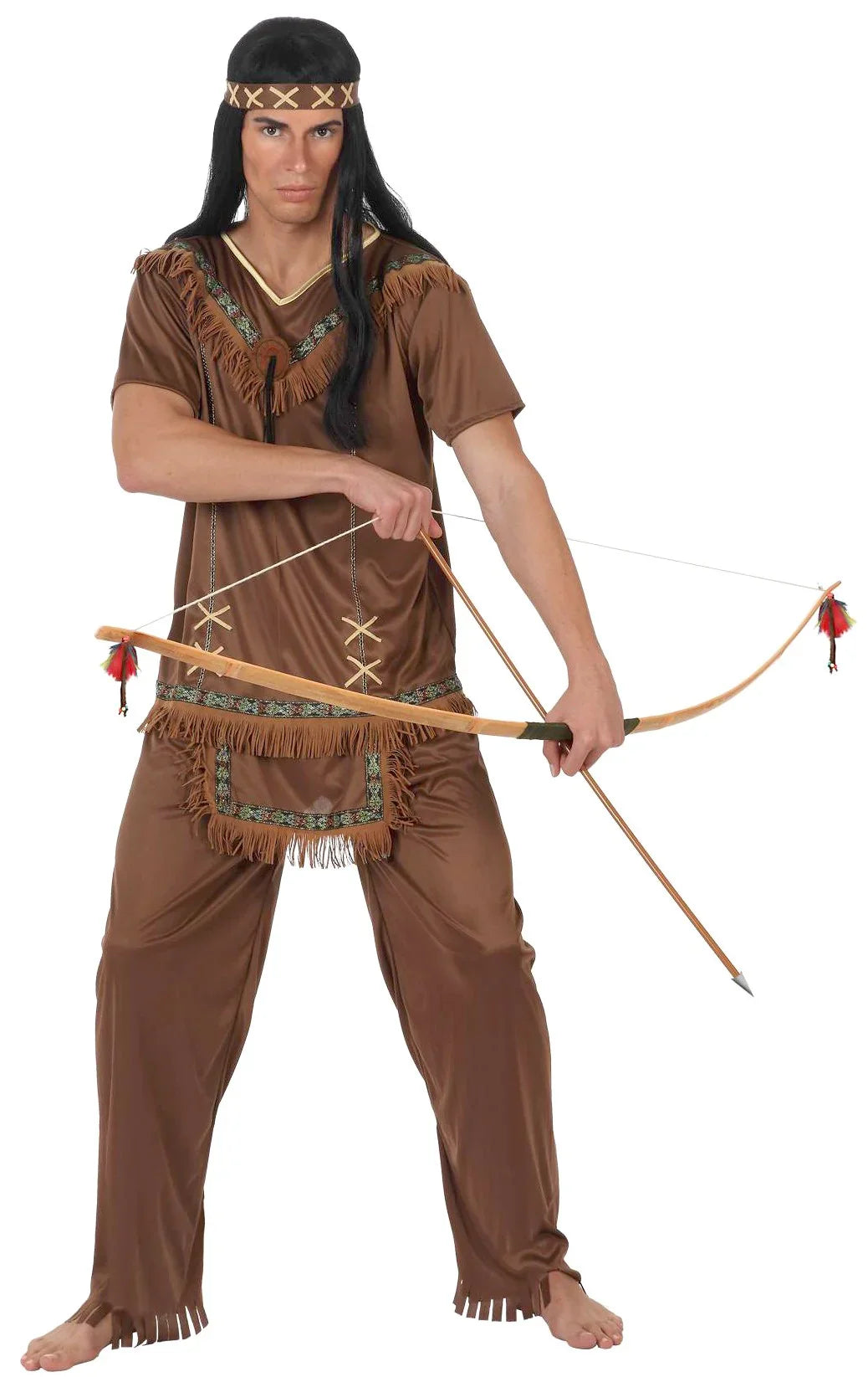 Disfraces en Pareja de Indios con Flecos Indio Disfraces Simon