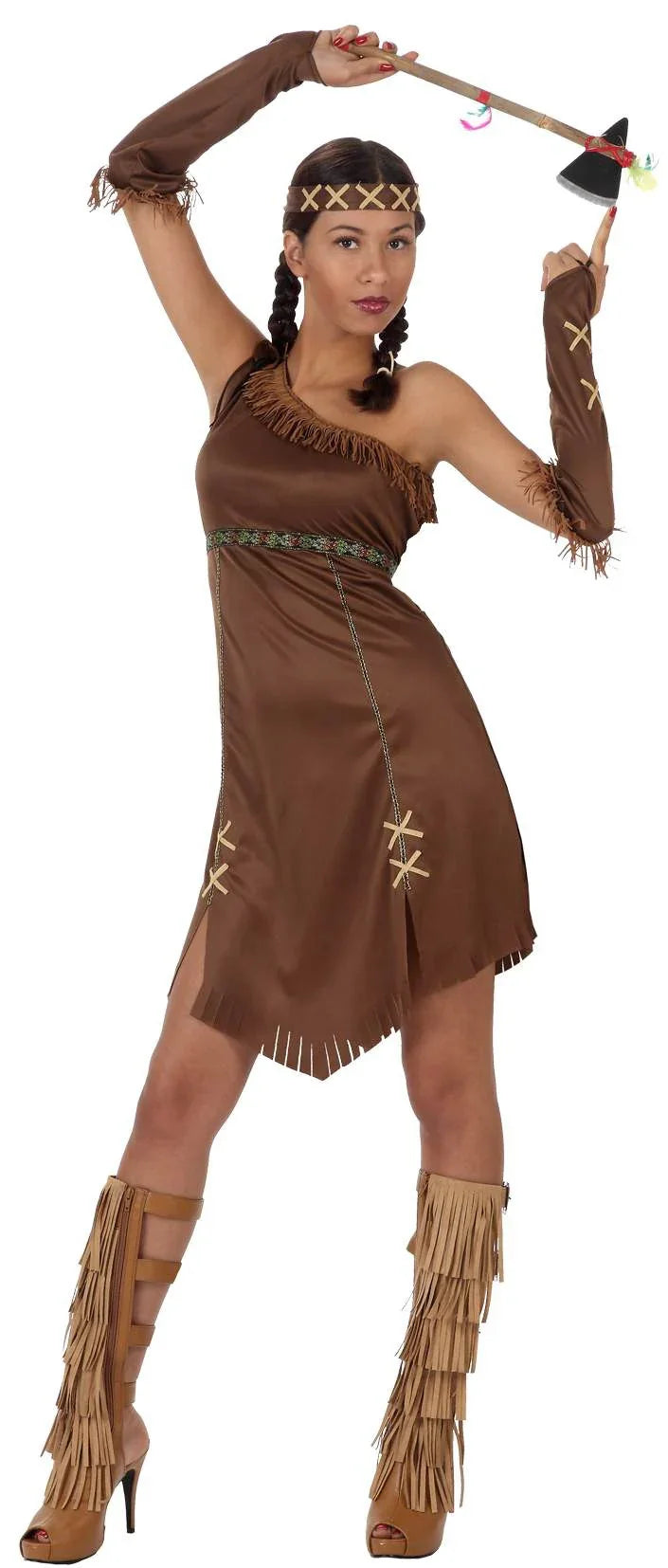 Disfraces en Pareja de Indios con Flecos Indio Disfraces Simon