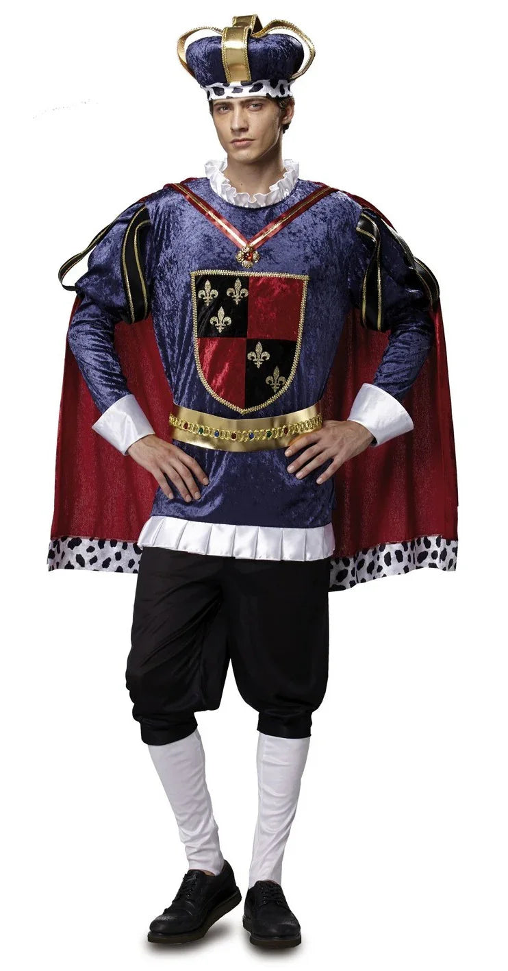 Disfraz de Rey Medieval para Hombre Adultos Viving