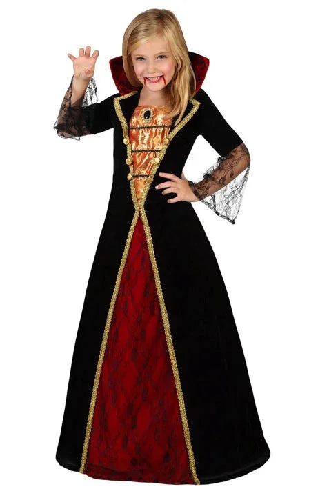 Disfraz de Vampira para Niña Halloween Infantiles Atosa