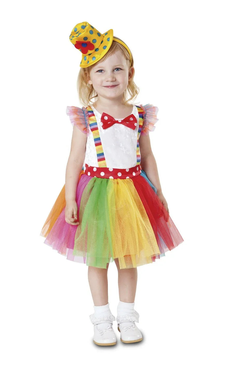 Disfraz de Payasita con Tutú INFANTILES Viving