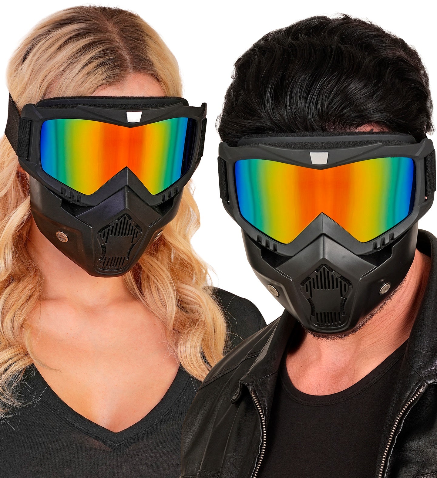 Maschera Paintball Specchio Arcobaleno