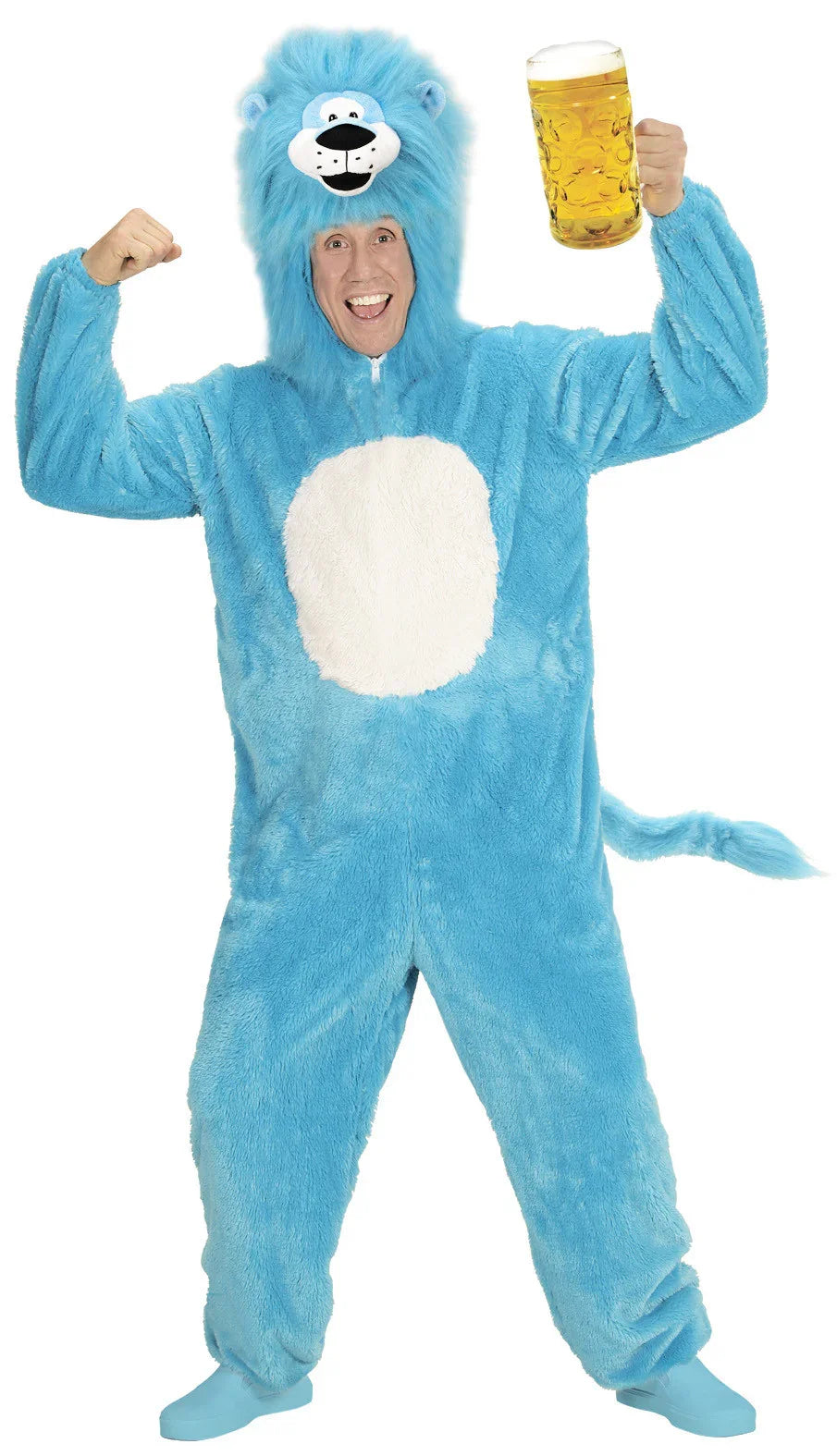 Disfraz de León Azul para Adulto Animales Widmann