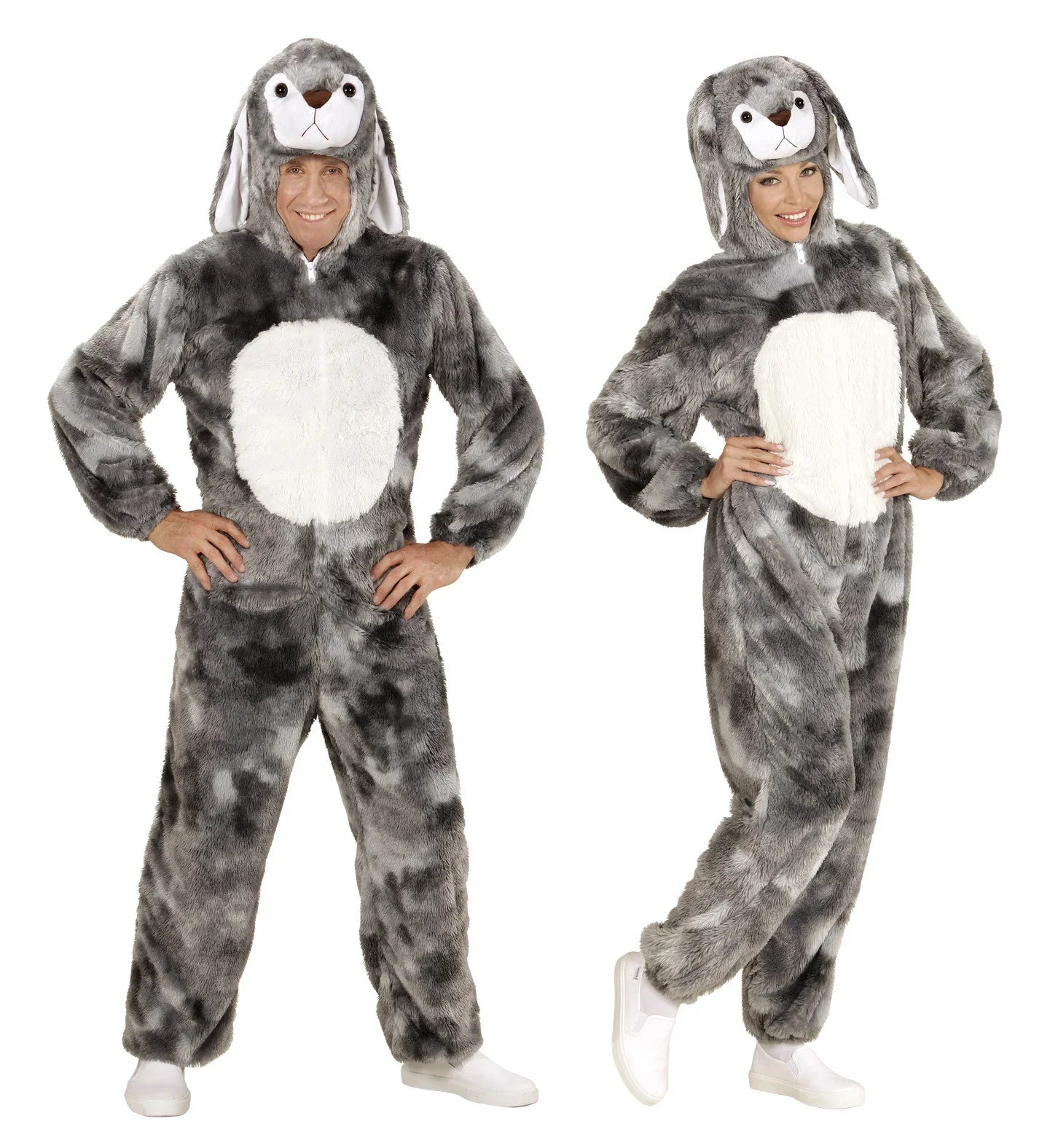 Disfraz de Conejo Gris para Adulto Animales Widmann