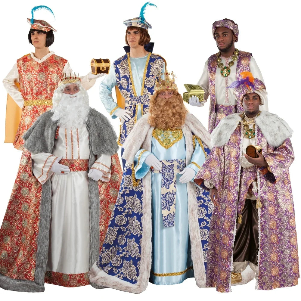 Disfraces para Grupo de Reyes Magos y Pajes Elegantes Reyes Magos y Pajes Disfraces Simon