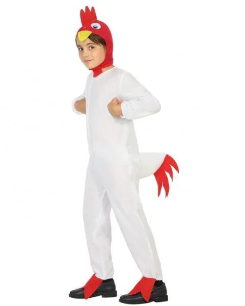 Disfraz de Gallo Blanco para Niño Animales Infantiles Atosa