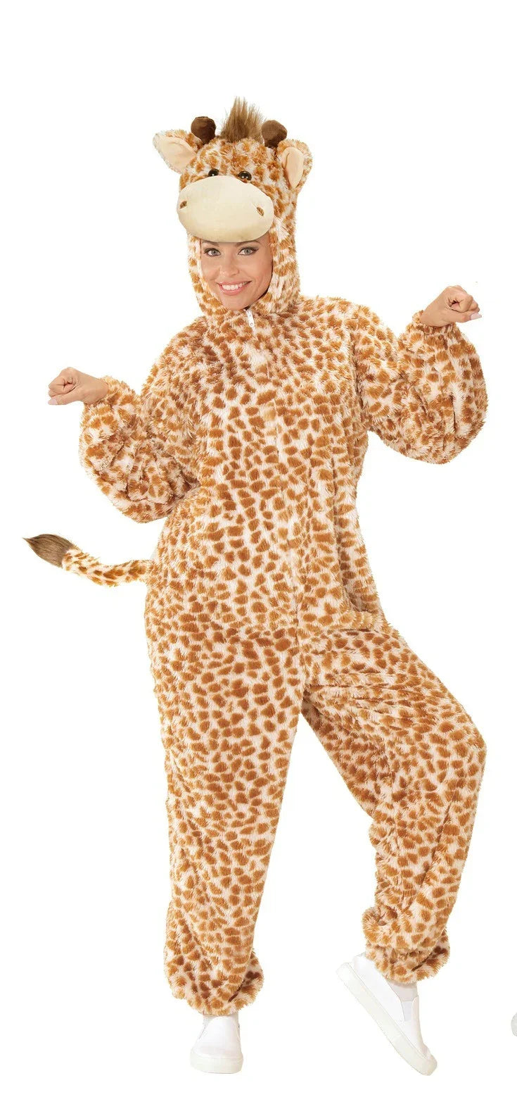 Disfraz de Jirafa Unisex de Peluche Animales Widmann