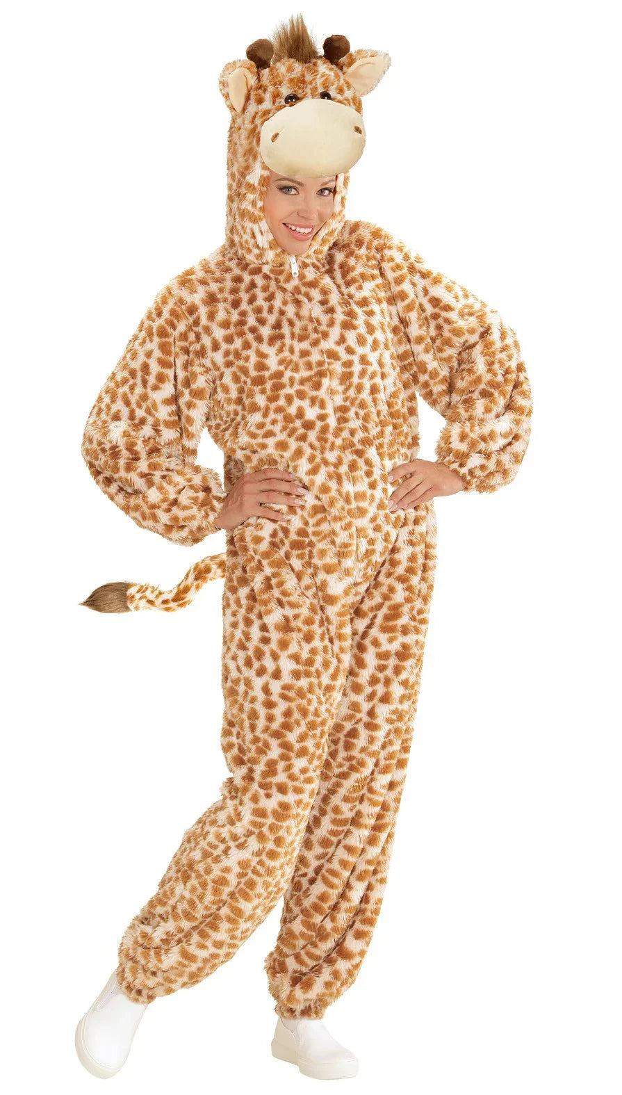 Disfraz de Jirafa Unisex de Peluche Animales Widmann