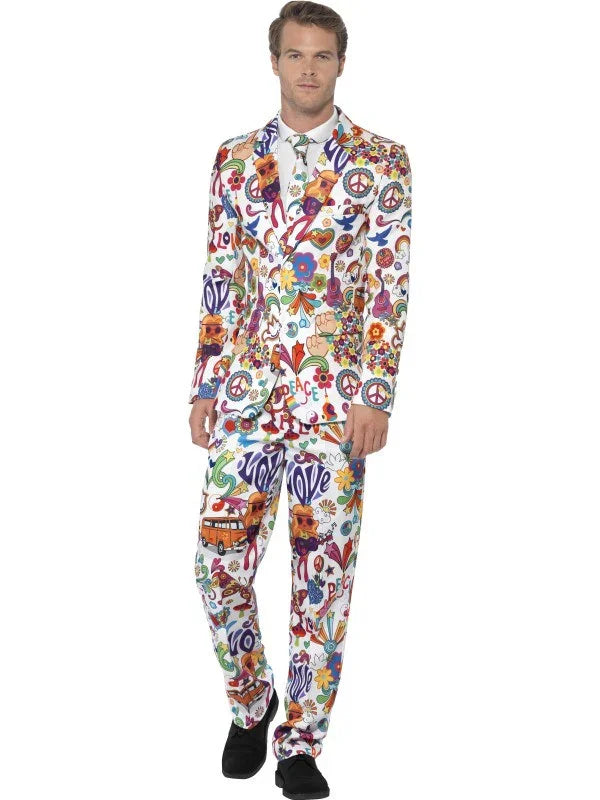 Traje Flower Power para Hombre Trajes Originales Smiffys