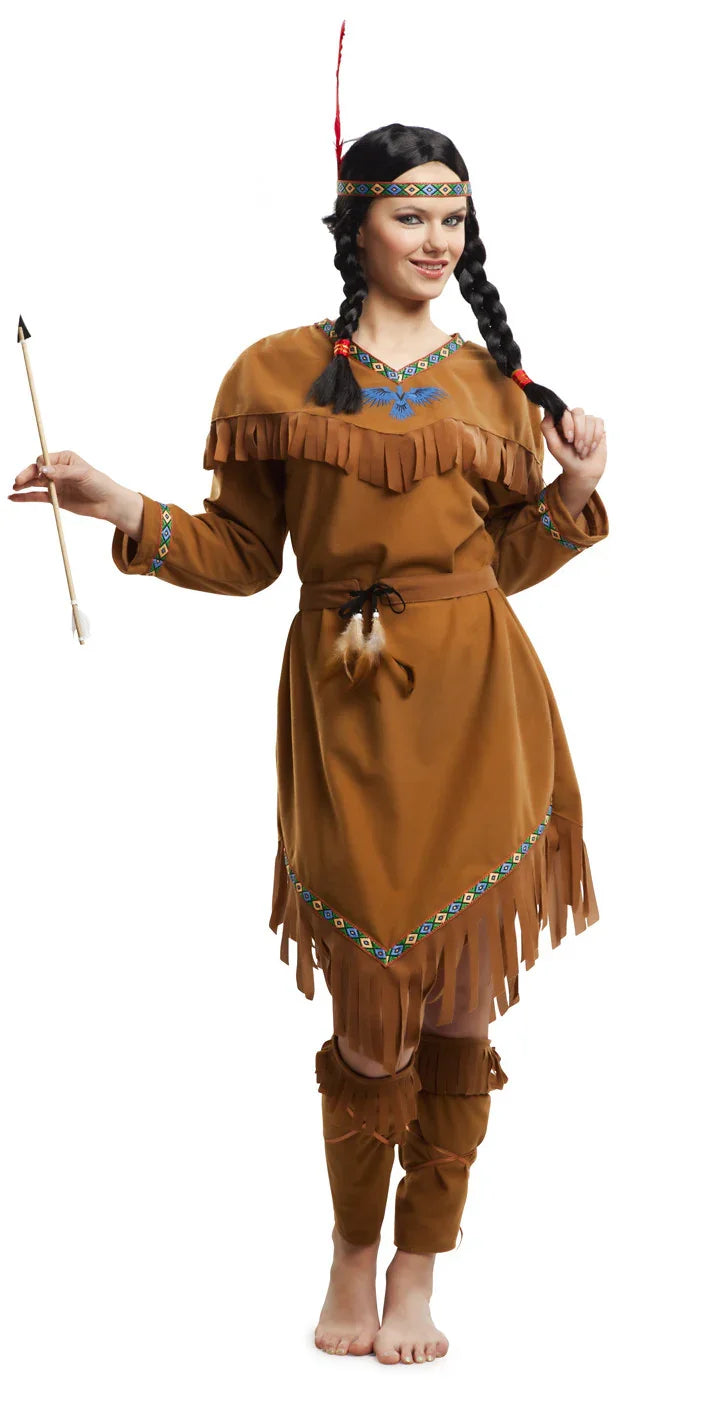 Disfraz de India Americana para Mujer Indio Viving