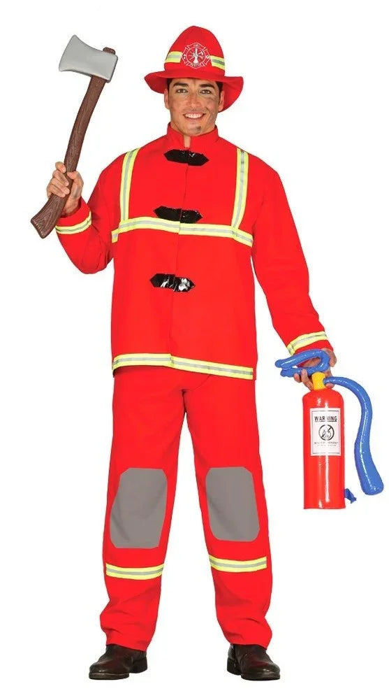 Disfraz de Hombre Bombero Bomberos Guirca