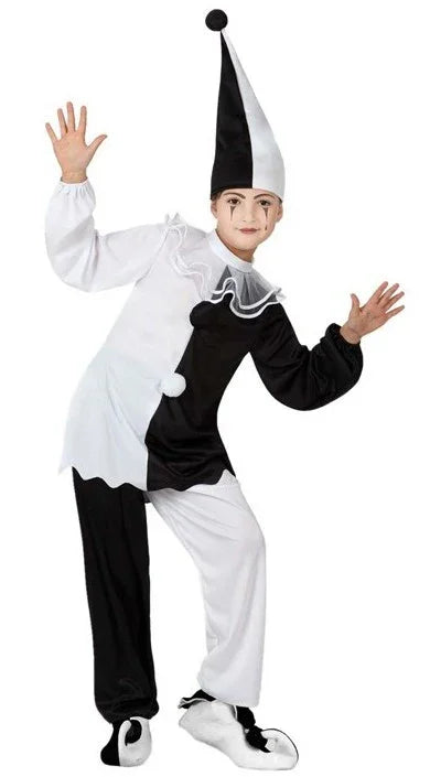 Disfraz de Niño Pierrot INFANTILES Atosa