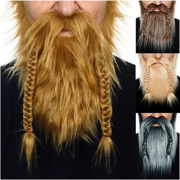 Barba de Vikingo con Trenzas Barbas y Bigotes Viving