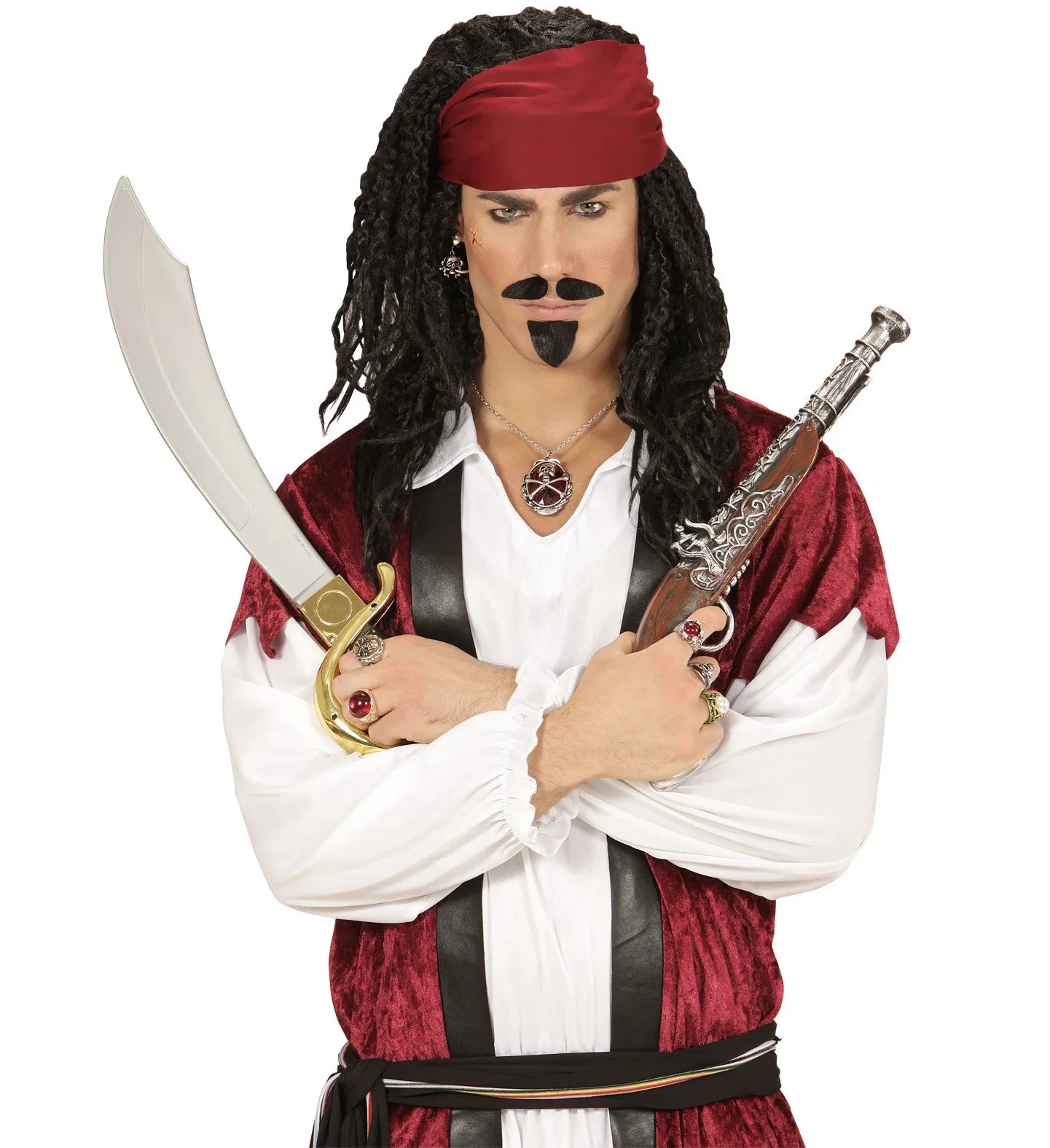 Anillo de Calaveras con Gema Joyas y Bisutería Widmann