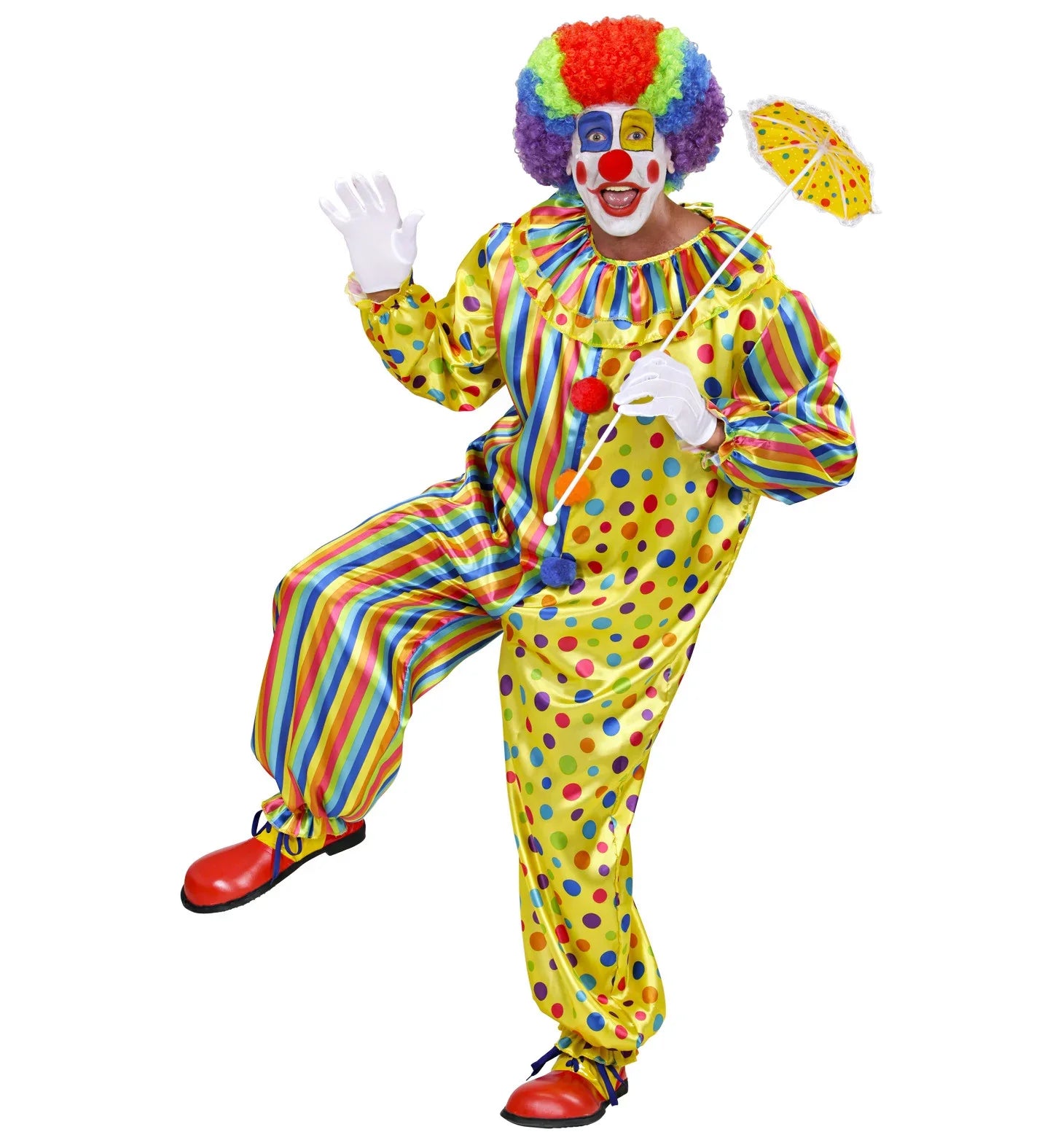 Zapatos Payaso en rojo y amarillo COMPLEMENTOS Widmann