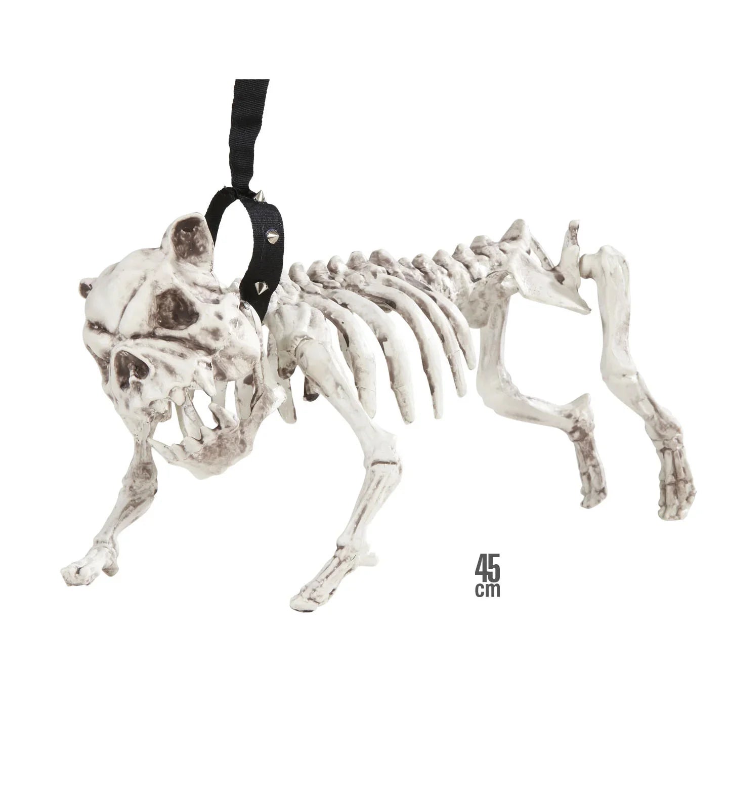 Perro esqueleto con correa Accesorios Halloween Widmann