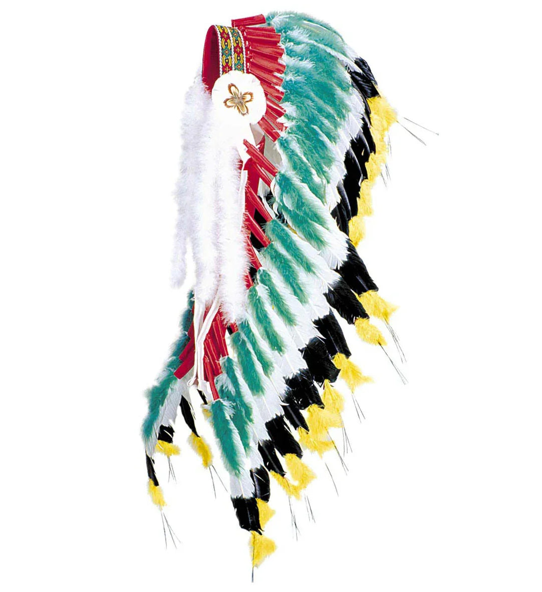 Penacho Indio de Lujo COMPLEMENTOS Widmann Verde