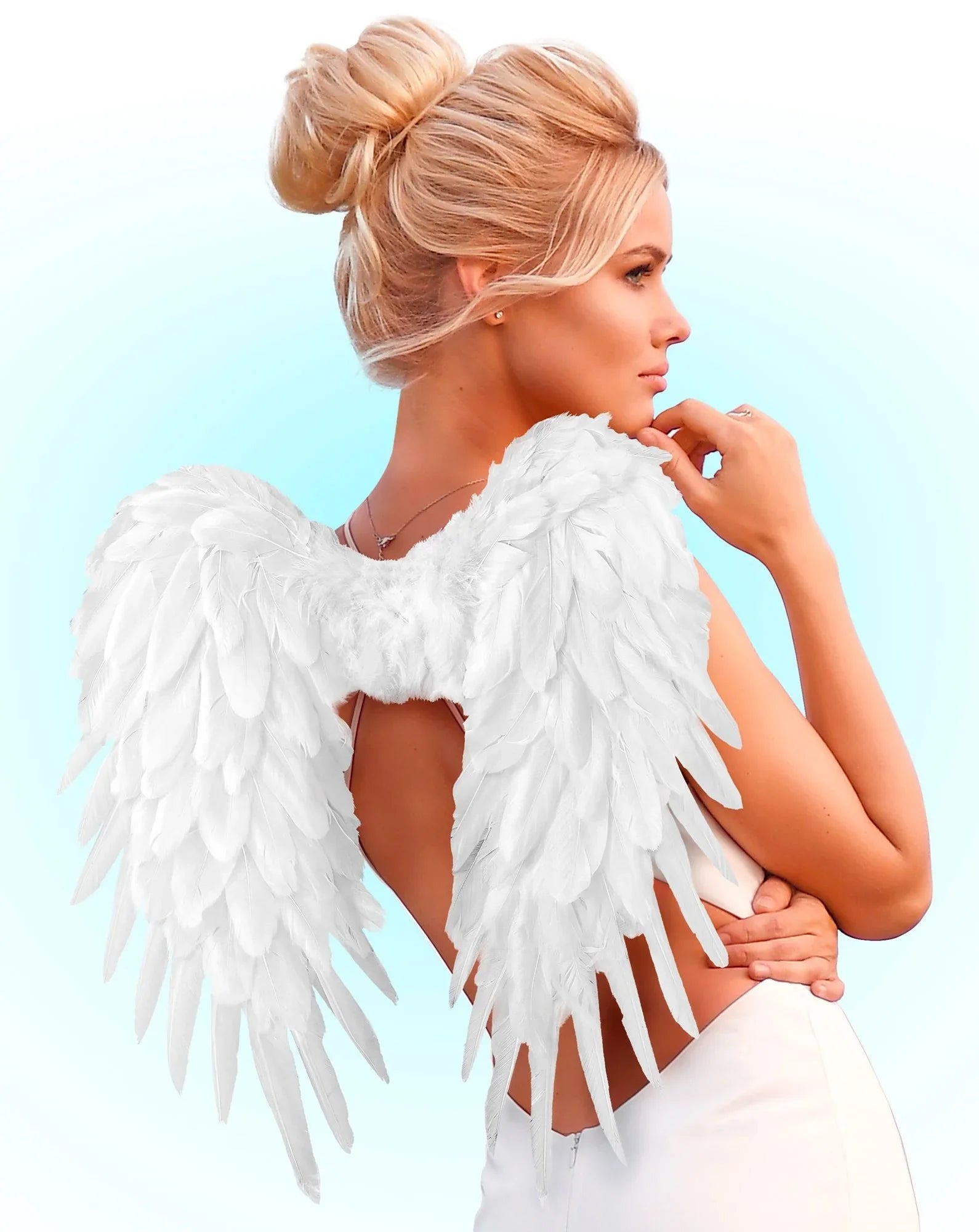 Alas de Ángel Celestial con Plumas Blancas Alas Widmann