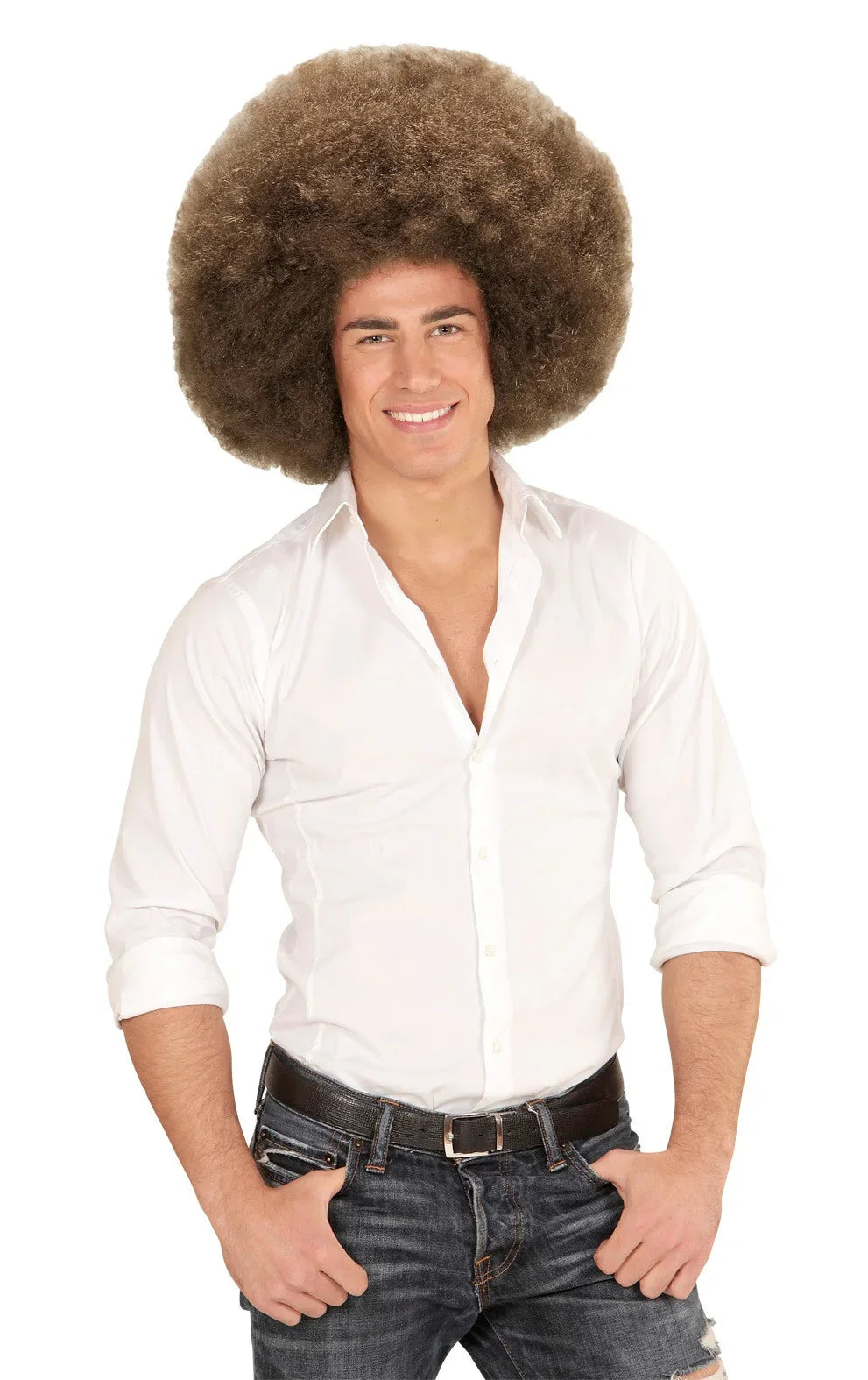 Peluca Super Afro Castaña Clara Pelucas Widmann