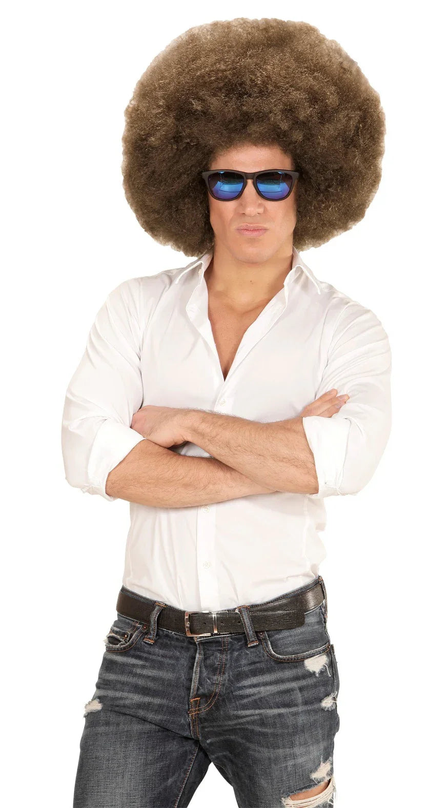 Peluca Super Afro Castaña Clara Pelucas Widmann