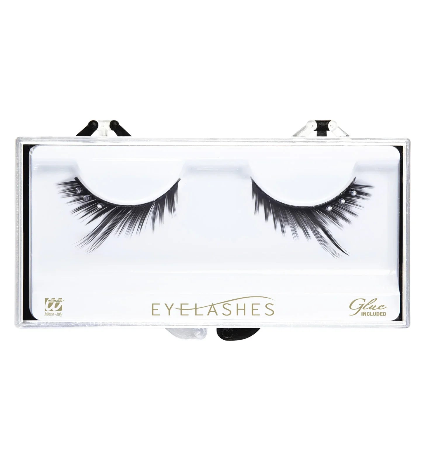 Pestañas Negras Crecientes con Brillantes Pestañas Widmann