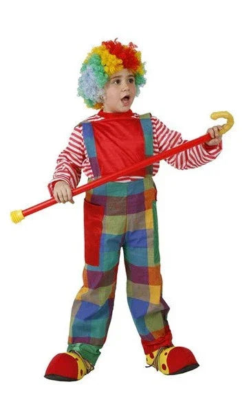Disfraz de Payaso cuadros INFANTILES Atosa