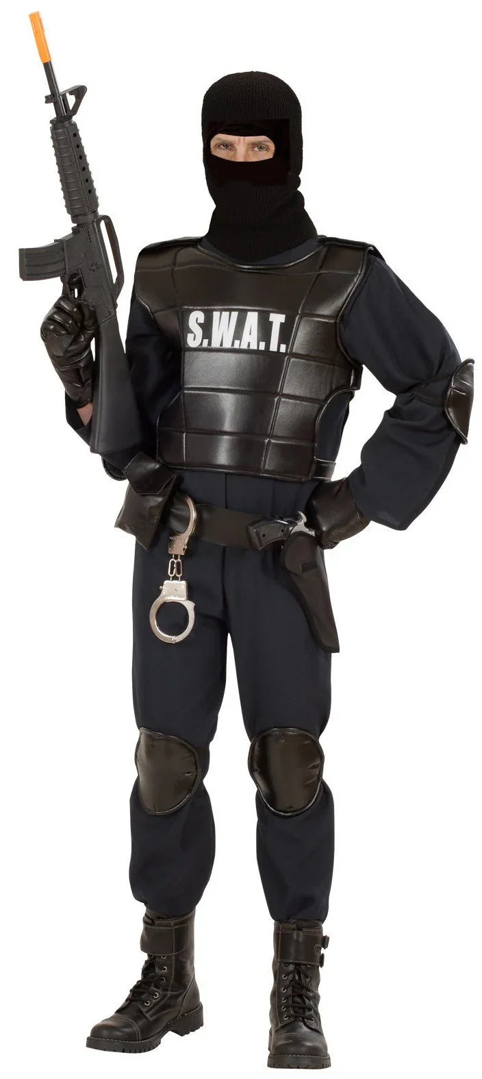 Disfraz de SWAT Premium para Hombre Polis y presos Widmann