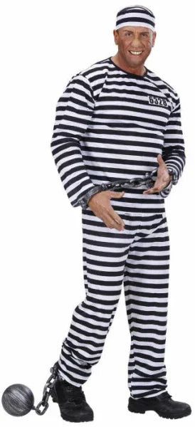 Disfraz de Preso Hombre Disfraces Baratos Widmann
