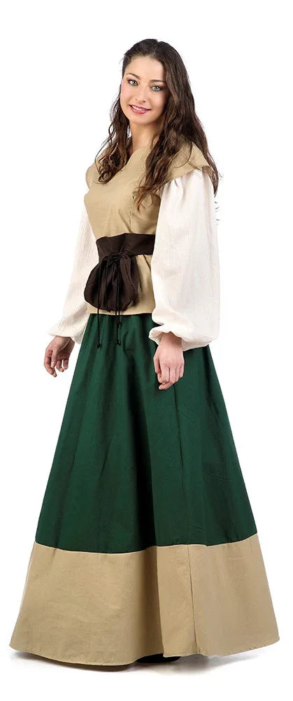 Vestido de Campesina Medieval Verde Medieval Limit Sport