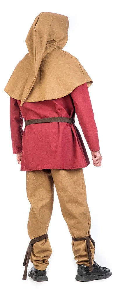 Traje de Campesino Medieval Granate Medieval Limit Sport