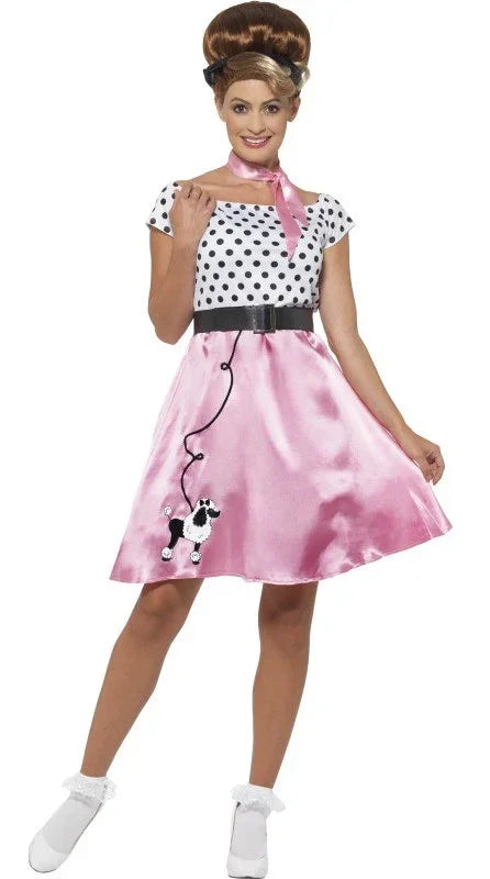 Disfraz de Señorita Años 50 para Mujer Grease - Años 40 y 50 Smiffys