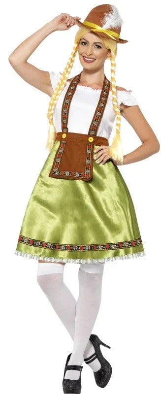 Disfraz de Tirolesa Oktoberfest Verde para Mujer Tiroleses Oktoberfest Smiffys