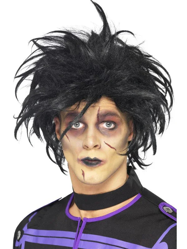 Peluca Morena de Eduardo Manos Tijeras Accesorios Halloween Smiffys