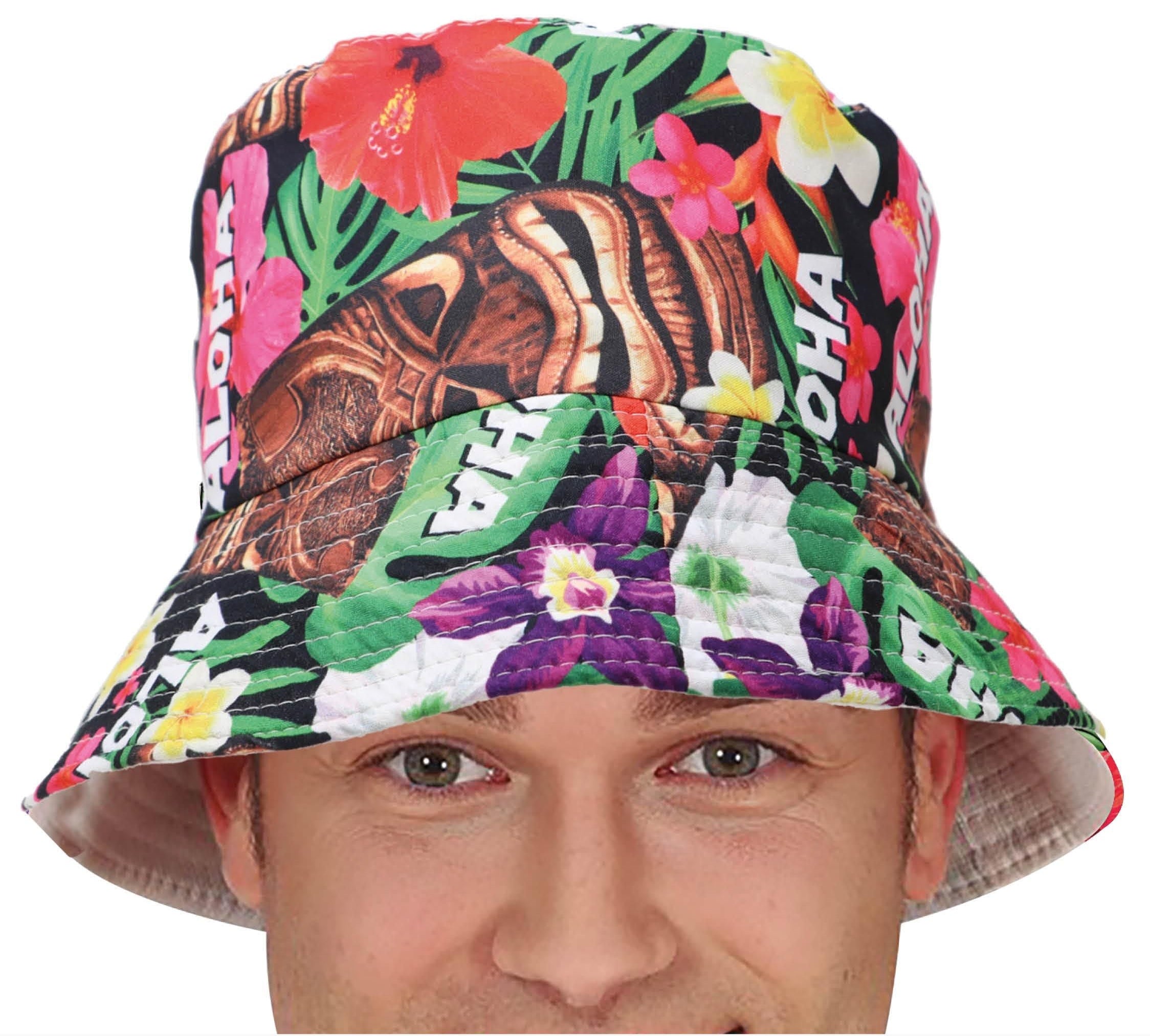 Cappello con stampa hawaiana "Aloha" per Adulto