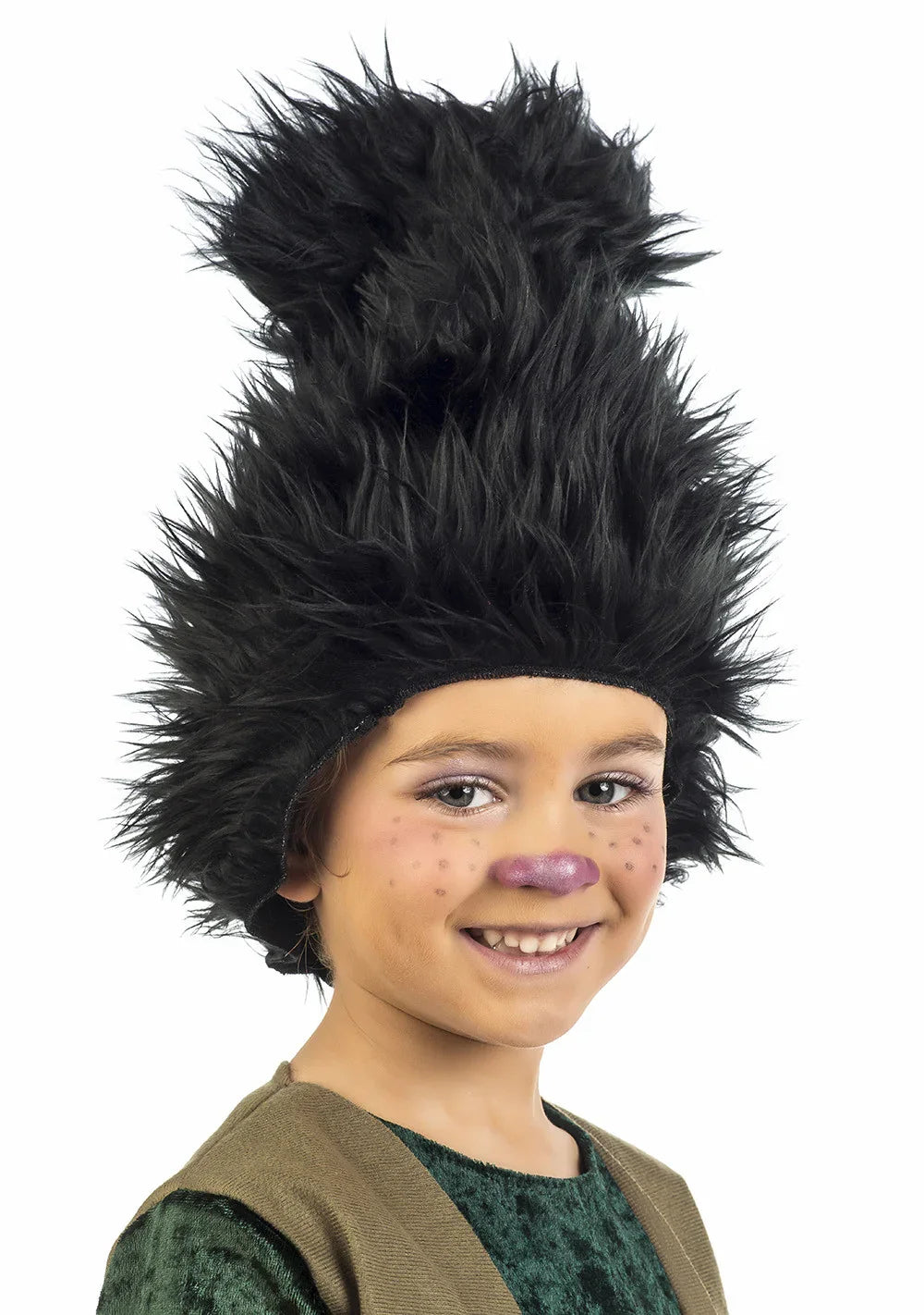 Peluca Morena de Troll Branch para Niño Pelucas Limit Sport