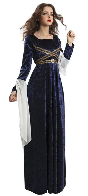 Vestido de Princesa Medieval en Azul Medieval Limit Sport