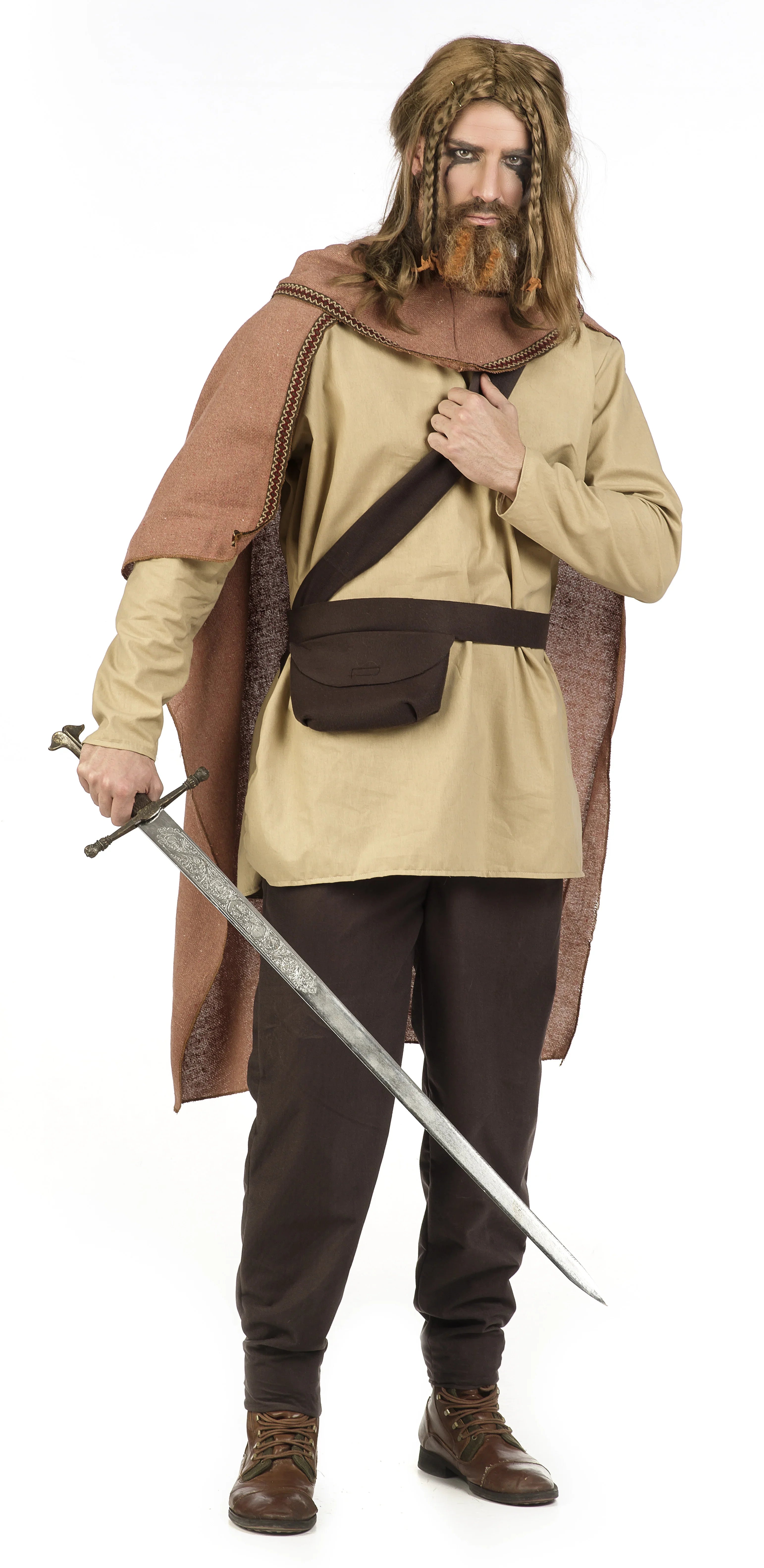 Disfraz de Guerrero Vikingo con Capa para Hombre Vikingos Limit Sport