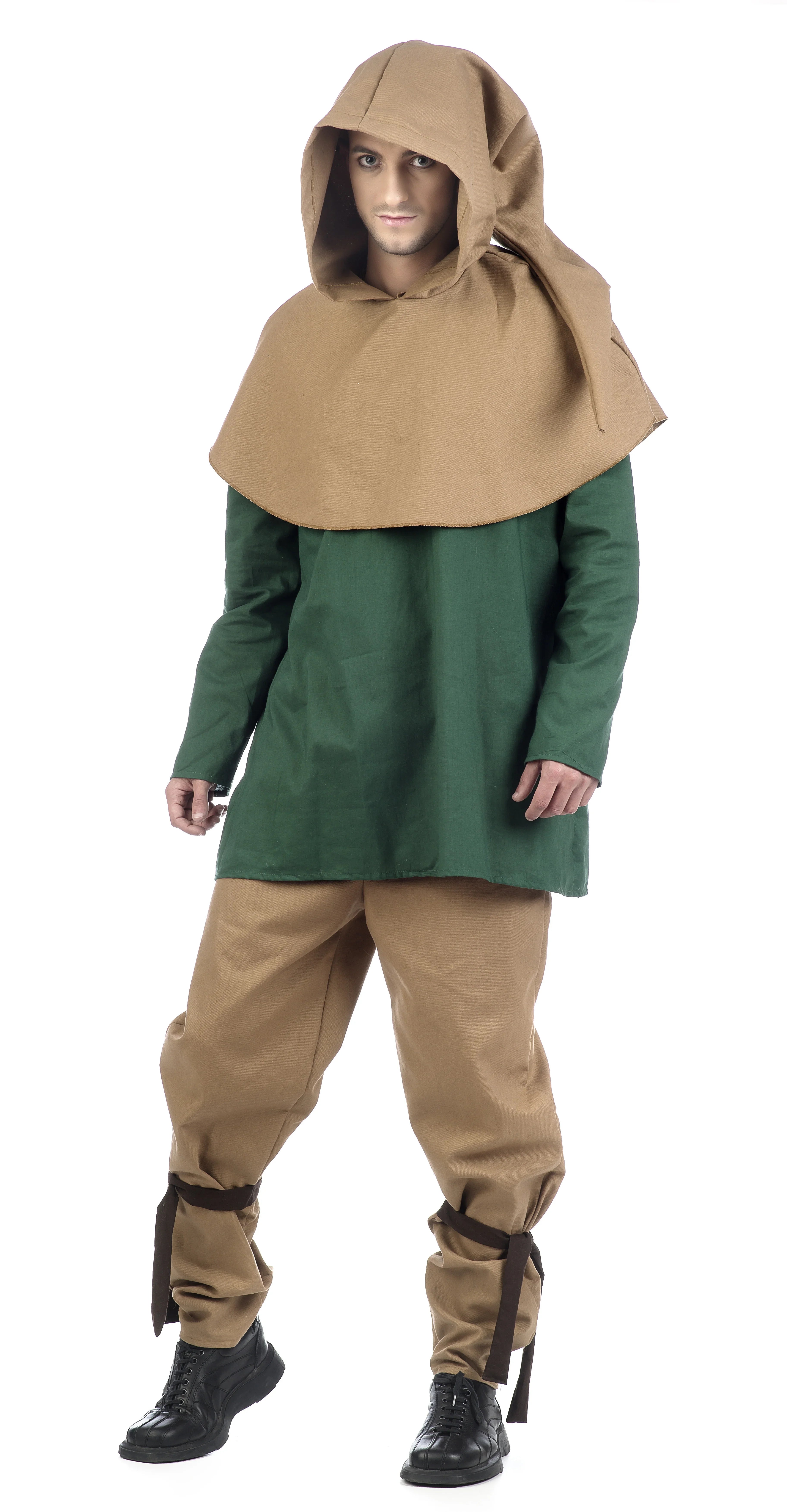 Traje de Campesino Medieval Verde Medieval Limit Sport